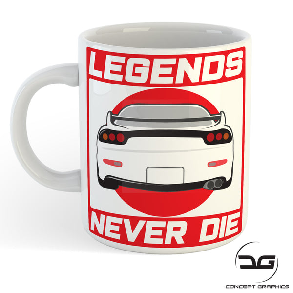 Legends Never Die JDM Inspired RX7 Coffee Cup/Mug