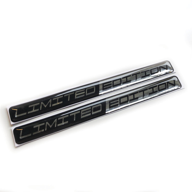 Limited Edition Chrome Wing Domed Gel Decal Sticker Badges JDM Euro