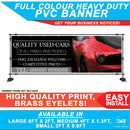 Quality Used Cars Motor Trade Sales PVC Banner Sign