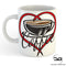 Love Heart Coffee Lovers Funny Novelty Mug/Cup