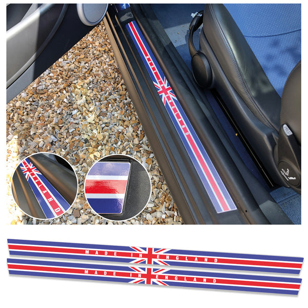Mini Cooper s Door Sill Protectors R53 R52 R51 R50 Made In England Union Jack