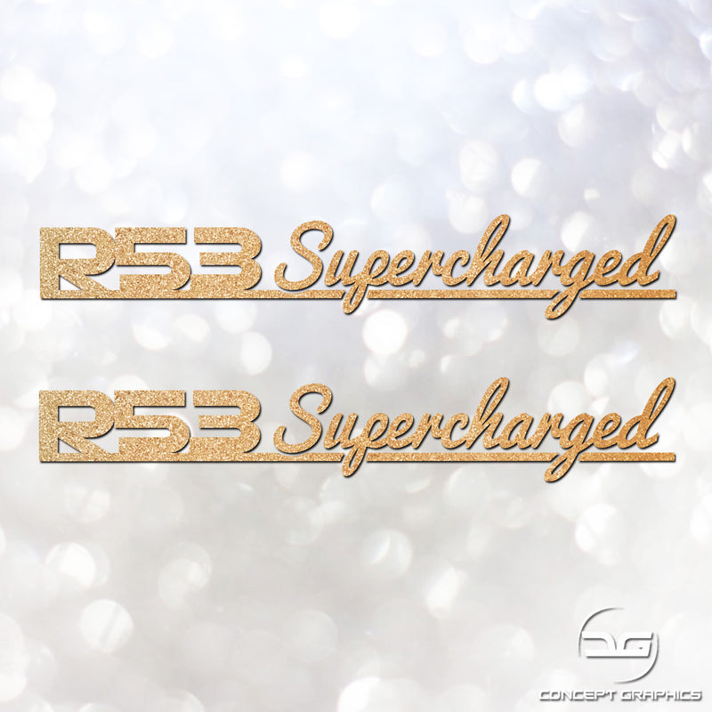 Mini Cooper S R53 Signature Glitter Vinyl Stickers | Concept Graphics