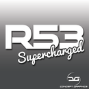 Mini Cooper S R53 Supercharged Car Vinyl Decal Sticker