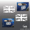 2x Mini Cooper S One R53 R52 Union Flag Wing Vinyl Decal Sticker