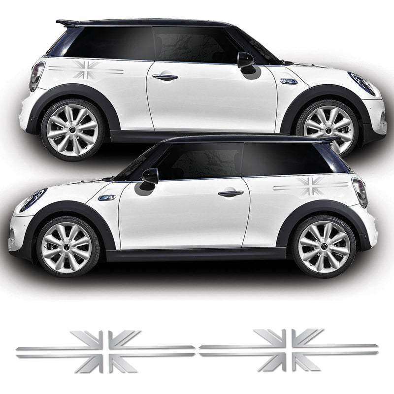 Mini Cooper F56 Union Jack Side Sticker Graphic Kit | Concept Graphics
