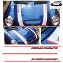 Mini Cooper S r53 Supercharged Factory Fit bonnet stripes
