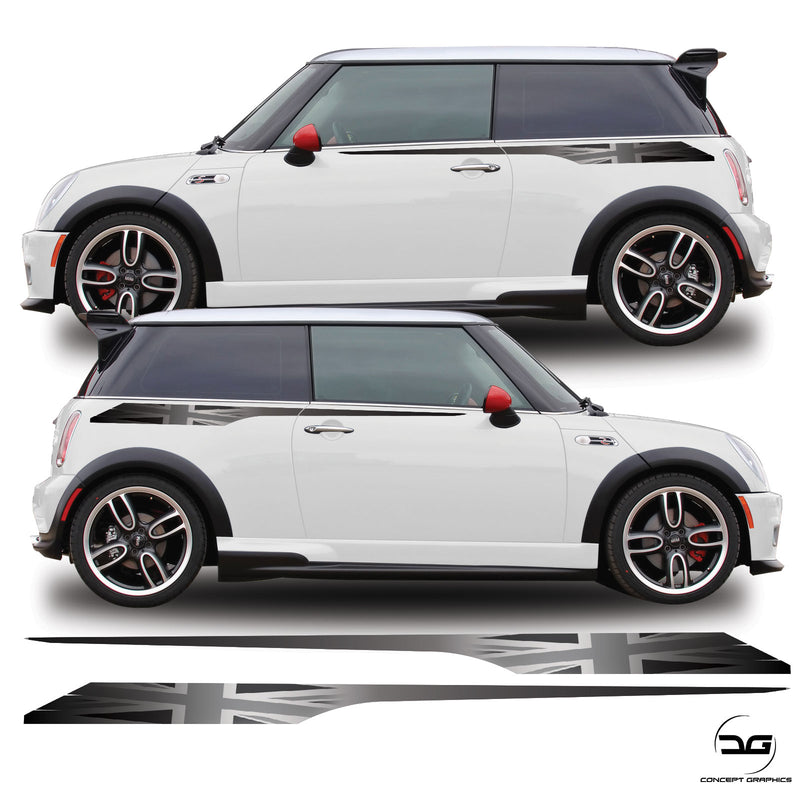 Smoke Union Jack DRL Light Cooper Adesivo Adesivo Decalcomania Per - Foto 6