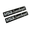 x2 R53 Supercharged Signature Chrome Domed Gel Badges