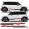 Mini Coope Gen 2 R56 2006 Onwards Race Side Stripes Vinyl Decal Sticker Graphics JCW Works One S
