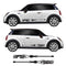 F56 Union Jack Zip Side Stripe Vinyl Decal Sticker Graphics Kit Compatible with Mini Cooper F56 Models including Cooper S, One & JCW.