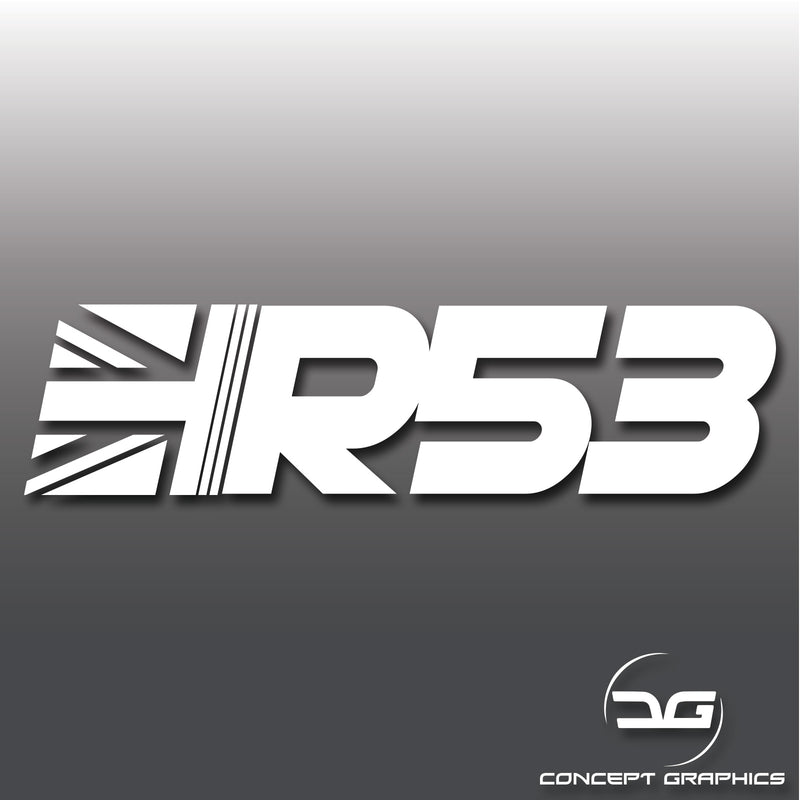 Mini Cooper S R53 Union Jack Car Vinyl Sticker | Concept Graphics