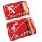 Quattro German Flag 3D Chrome Domed Gel Decal Sticker Badges Fits Audi