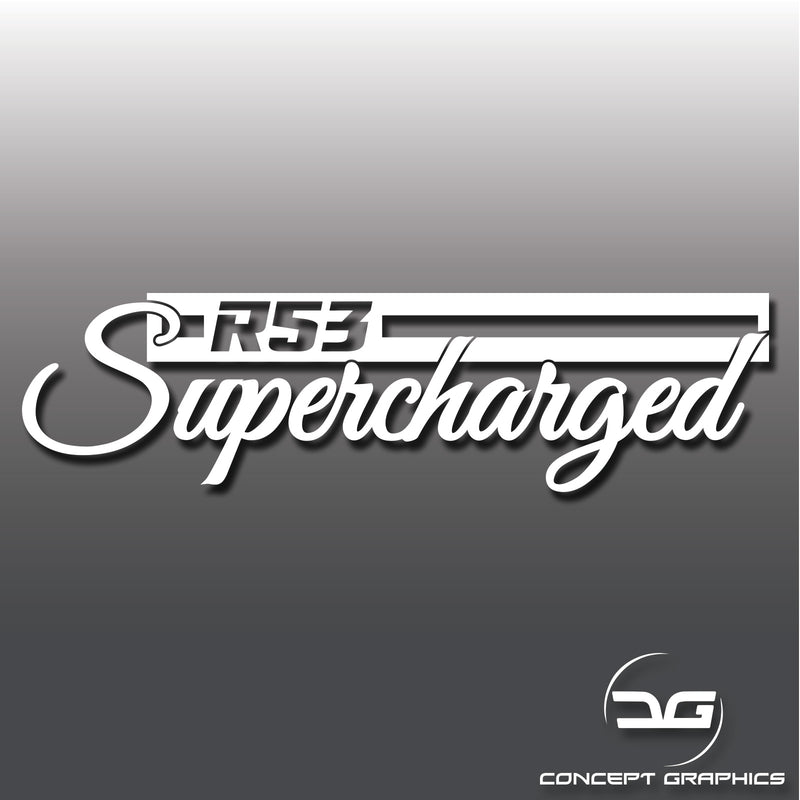 BMW Mini Cooper S R53 Supercharged Car Vinyl Decal Sticker