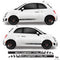 Scuderia Italia Side Stripes For Fiat 500 595 695 abarths