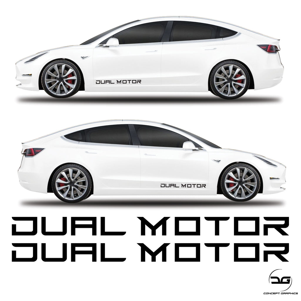 Tesla Sticker Performance Tesla Car Body Stripes & Graphic Stickers | Concept Graphics