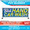 The Best Hand Car Wash PVC Printed Banner