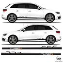 German Flag Turbo Audi A3 s3 Side Stripe