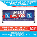 MOT Price From / Business Details Custom Printed PVC Banner