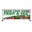 Grow your own fruit & veg Garden Centre Banner Sign