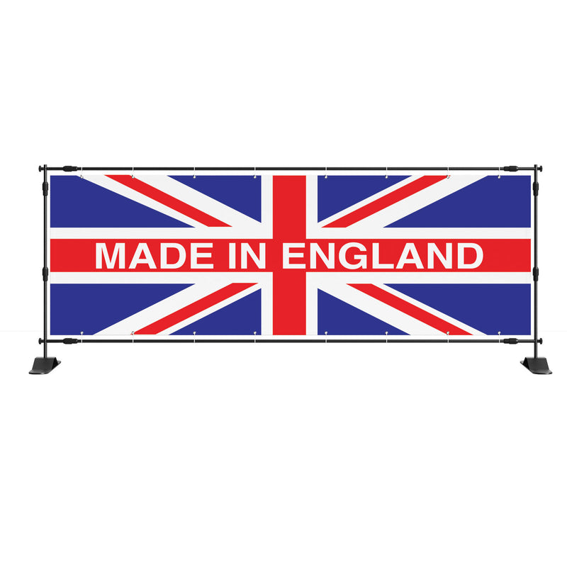 Made in England Union Jack PVC Outdoor banner sign