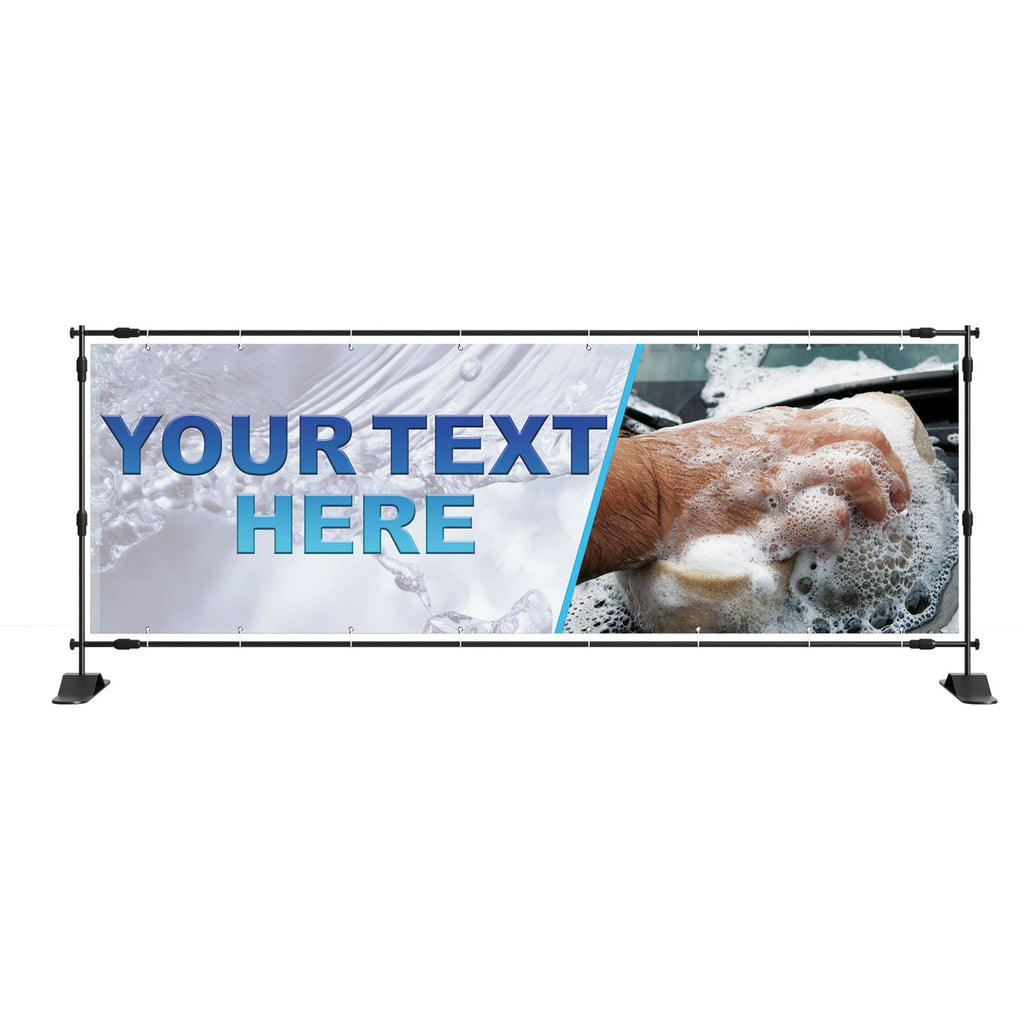 Car Wash / Valeting PVC Printed Banner Signs | Concept Graphics