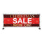Christmas sale now on retail shop PVC banner