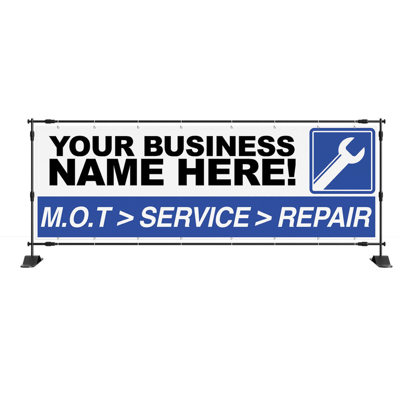 Garage Custom Business Name workshop banner sign