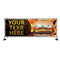 Personalised Text Take away burger van Outdoor Banner Sign