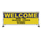 Welcome Custom Opening Times Sign Outdoor PVC Banner Sign