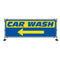 Car Wash Custom Direction Arrow PVC Banner Sign
