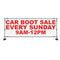 Custom Car Boot Here PVC Outdoor Banner Sign