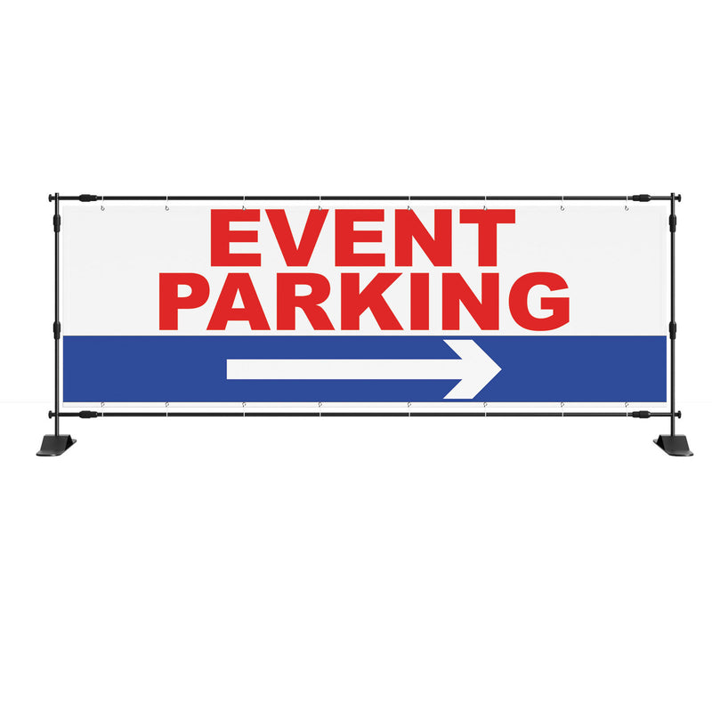 Event Parking car park arrow Outdoor pvc banner