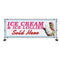 Ice Cream & Ice Lollies Served Here Van Take away Banner Sign