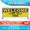 Welcome Business Opening Hours Times PVC Printed Banner