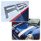 White Retro R53 Exact Fit Bonnet Stripes Fits Mini Cooper S R53 Exact Fit