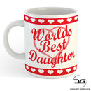 Worlds Best Daughter Christmas/Birthday Gift Mug