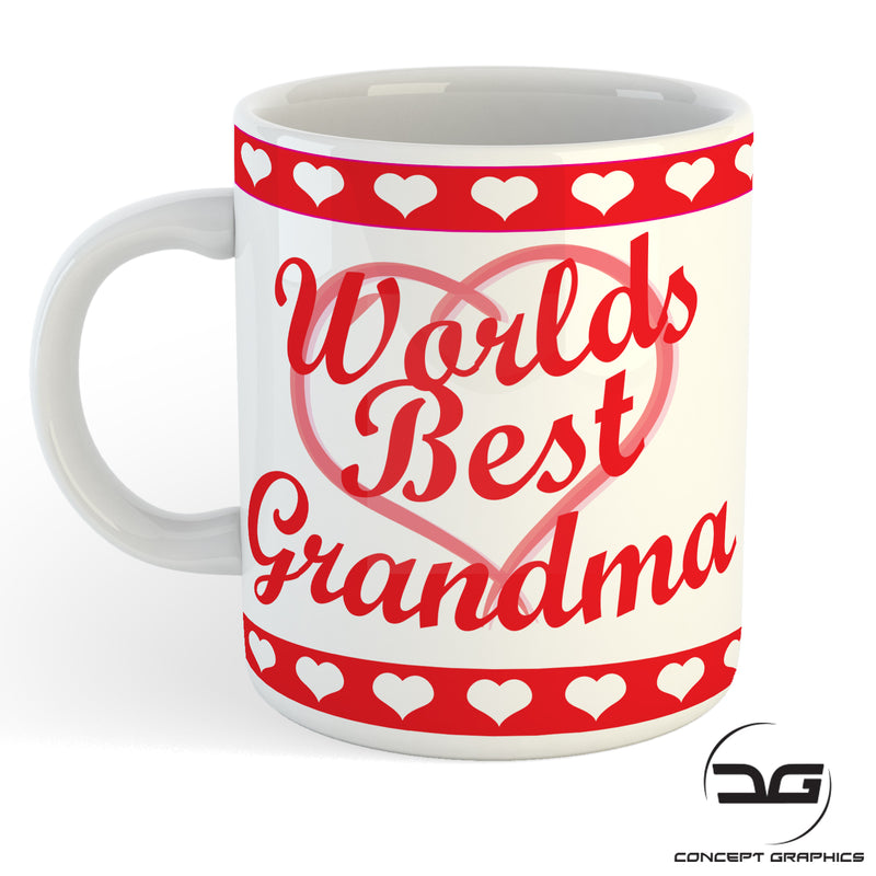 Worlds Best Grandma Birthday/Christmas Gift Mug Cup