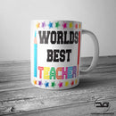 Worlds Best Teacher End Of Term Leaving Gift Coffee Cup Mug
