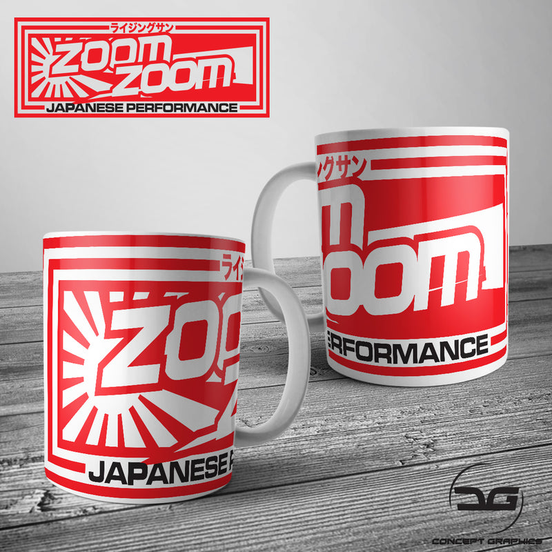 JDM Japanese Performance Zoom Zoom Coffee Mug/Cup