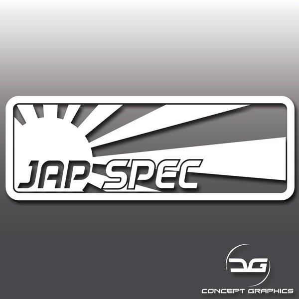 1 Set Car Styling Vinyl Decal Japanese JDM Low Stance Auto Rear Windshield  Window Sticker Sliver White