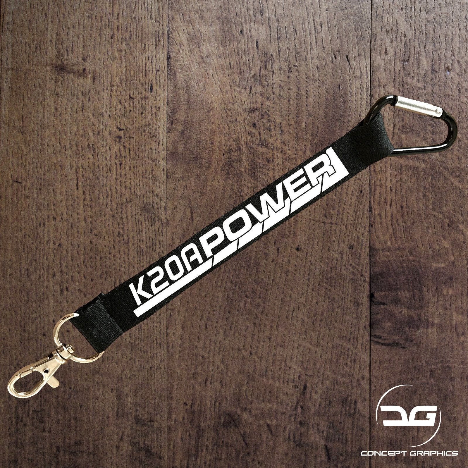 Honda Type R VTEC K20A Power Mini Lanyard Keyring | Concept Graphics