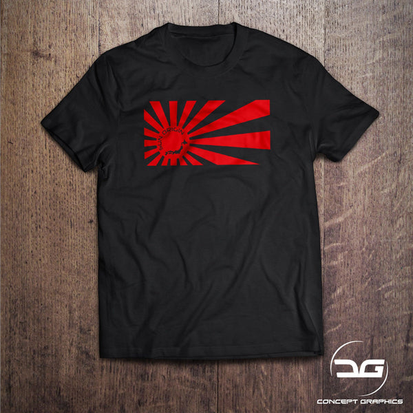 JDM Apparel Rising Sun Origin Flag Japanese T-Shirt
