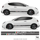 Alfa Romeo Scuderia Italia Italian Side Stripes