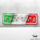 Scuderia Italia Italian Flag Euro Funny Car Window Bumper Vinyl Decal Slap Sticker