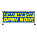 Car wash Open Now Valeting Banner Sign