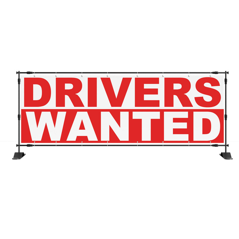 Drivers Wanted Business Job Advertising Outdoor Banner Sign