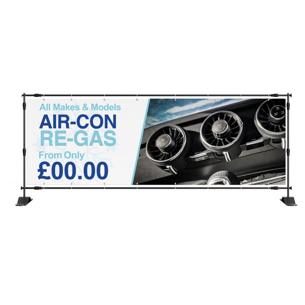 Air Con Ragas Car Mechanics Printed PVC Banner